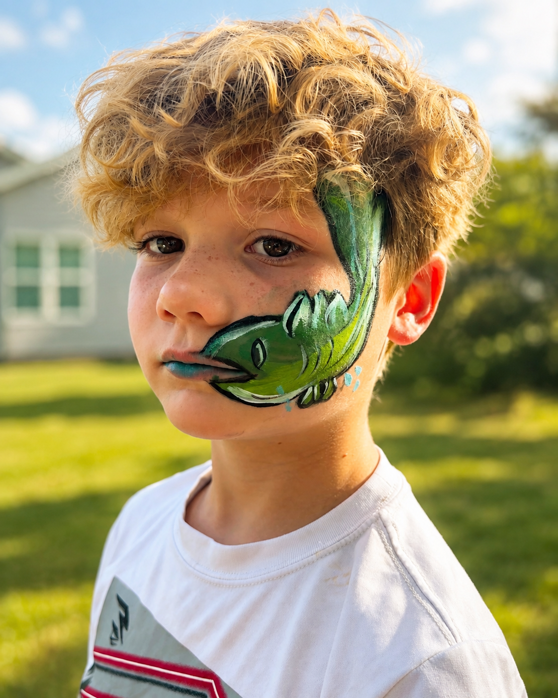 Colorful face painting